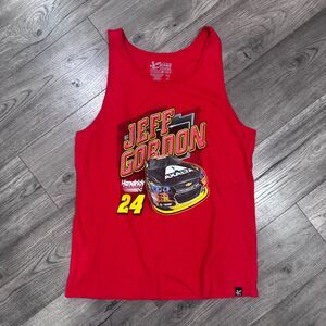 VTG Jeff Gordon Red Tank Top Streetwear Vintage NASCAR